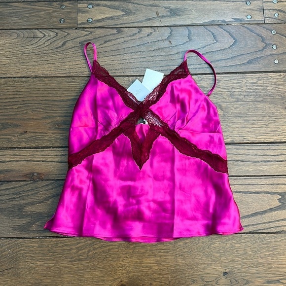 Cami NYC Florentine Cami Magnolia Pink Barbie Silk - Picture 2 of 5